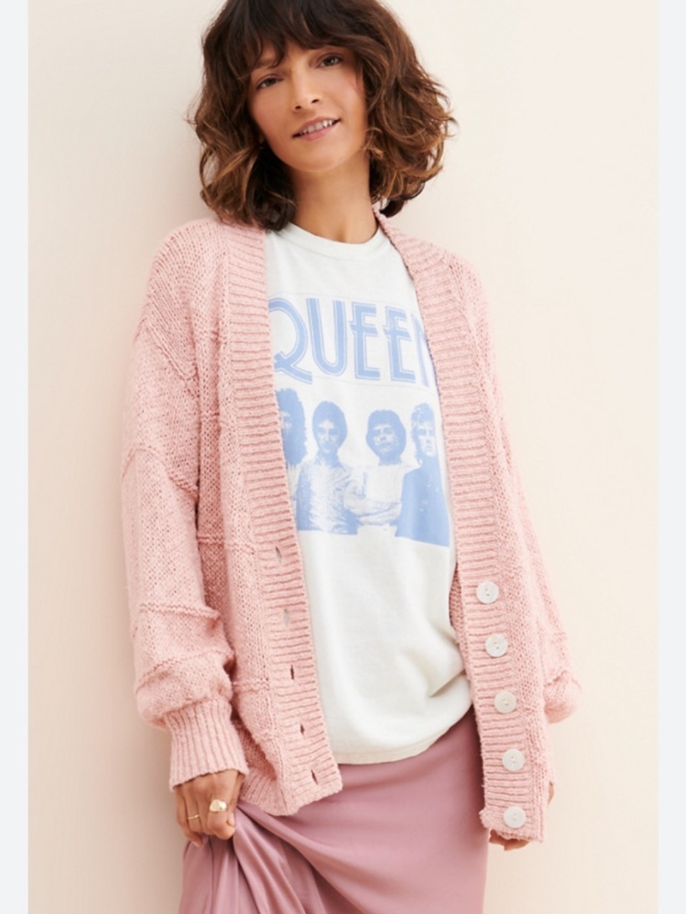 Spell & The Gypsy Collective “Pearl on Pearl” Knit Cardigan L - Picture 5 of 15